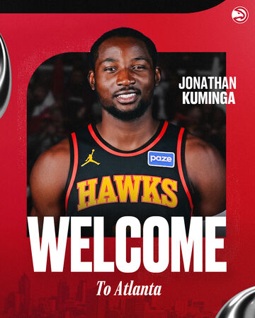▲前鋒庫明加（Jonathan Kuminga）。（圖／翻攝自X／ATLHawks）