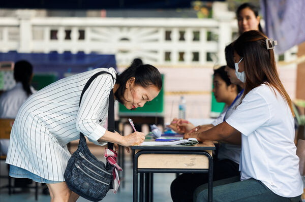 ▲▼ 泰國8日國會大選。（圖／路透）