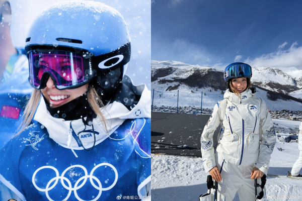 ▲今年23歲的中美混血美女谷愛淩被譽為滑雪女神。（圖／翻攝自微博）