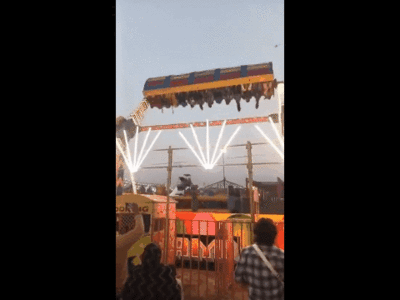 遊樂設施載26人「突斷裂墜地」影片曝光　警救人殉職