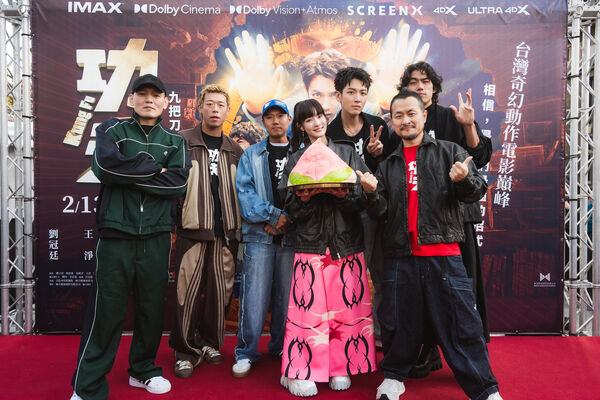 ▲柯震東、朱軒洋、王淨積極宣傳《功夫》。（圖／麻吉砥加提供）