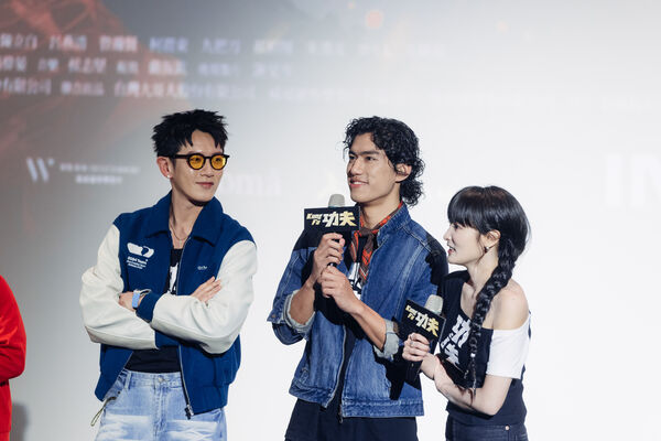▲柯震東、朱軒洋、王淨積極宣傳《功夫》。（圖／麻吉砥加提供）