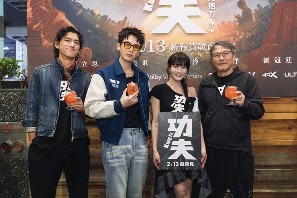 ▲柯震東、朱軒洋、王淨積極宣傳《功夫》。（圖／麻吉砥加提供）