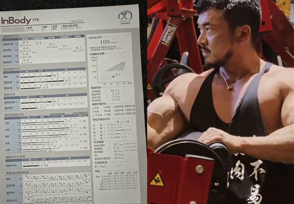 ▲▼李沛旭分享健身成果。（圖／翻攝自Facebook／李沛旭）