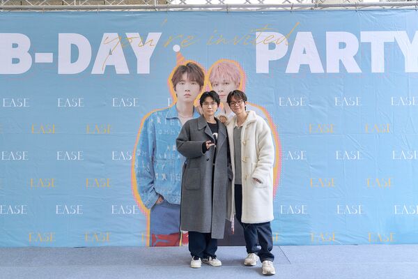 ▲▼ 黃氏兄弟哲哲、瑋瑋出席一日店長活動。（圖／EASE香氛提供）