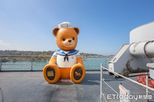▲▼台南安平定情碼頭德陽艦園區「熊熊艦到你・2026泰迪熊海上派對」。（圖／記者蔡玟君攝）