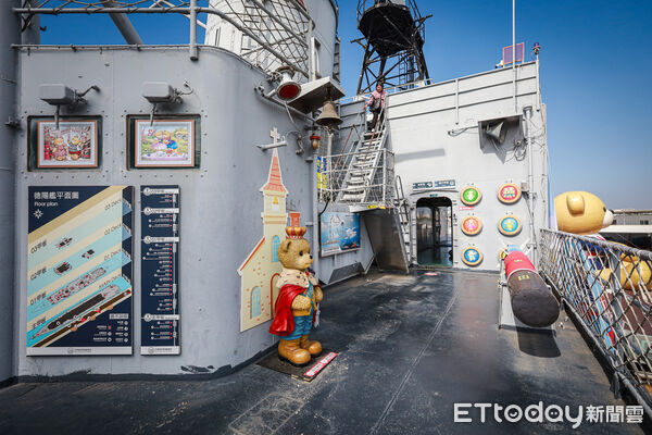 ▲▼台南安平定情碼頭德陽艦園區「熊熊艦到你・2026泰迪熊海上派對」。（圖／記者蔡玟君攝）