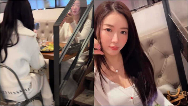 娛樂報報／直擊康茵茵咖啡廳約會「甜蜜餵食」　神秘對象曝光