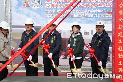 南消文賢消防分隊新建工程動土　黃偉哲：打造安全執勤環境