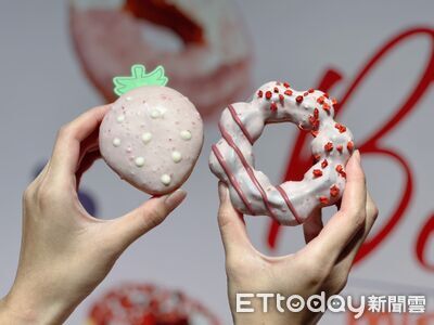 Mister Donut草莓季推9款甜甜圈　限時買6送2