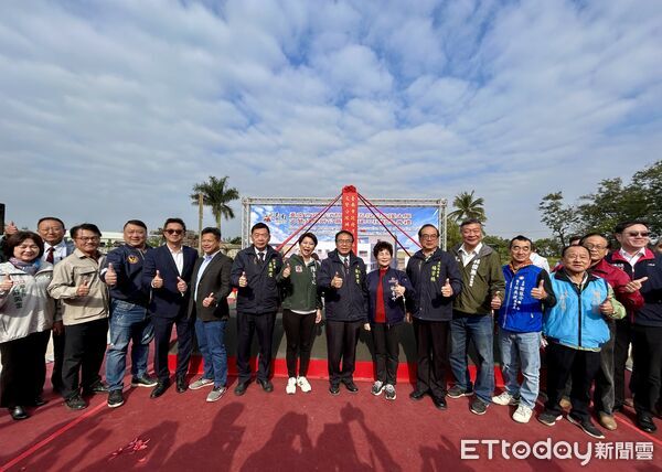 ▲台南市消防局第五救災救護大隊文賢分隊辦公廳舍新建工程9日舉行動土典禮，由市長黃偉哲主持，宣示提升消防執勤環境與量能。（記者林東良翻攝，下同）