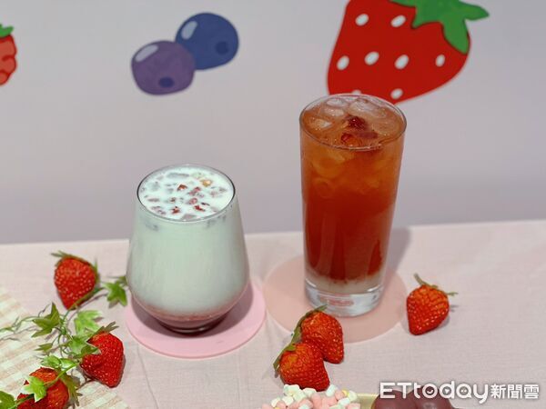 ▲▼Mister Donut「草莓季」登場。（圖／記者蕭筠攝）