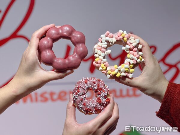 ▲▼Mister Donut「草莓季」登場。（圖／記者蕭筠攝）
