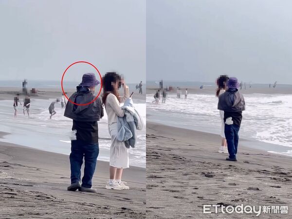 ▲▼旗津海水浴場有詭異男子尾隨女遊客。（圖／翻攝自Threads/u_1.13_授權提供）