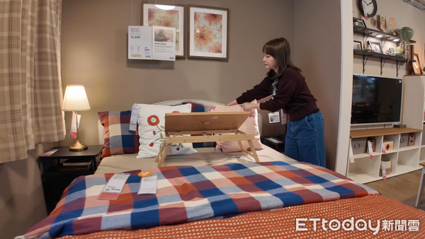 ▲▼過年居家打造團聚年味三大招 用織品、收納、燈光輕鬆打造,ikea,客廳,房間,餐桌。（圖／記者姜國輝攝）