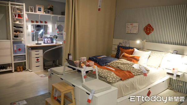 ▲▼過年房間布置,IKEA,臥室,收納。（圖／記者姜國輝攝）