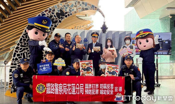 ▲▼春節限定「食炸開運便當」，首賣記者會於台北車站盛大舉行。（圖／鐵警花蓮分局提供，下同）