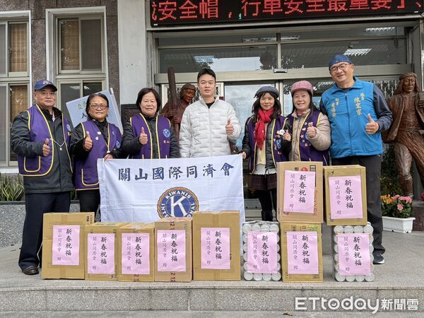 ▲關山國際同濟會寒冬慰問警消。（圖／記者楊晨東翻攝）
