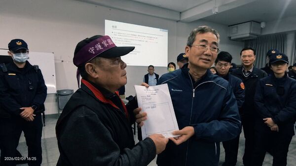 ▲彰化大村鄉民抗議設置大型廢棄物掩埋場。（圖／彰化環盟提供）