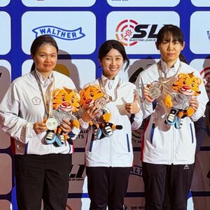 手槍亞錦賽傳捷報！陳俞如、田家榛、吳佳穎合力射下團體銀牌