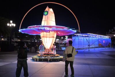 花蓮燈會被酸晾鹹魚　縣府：尊重多元聲音