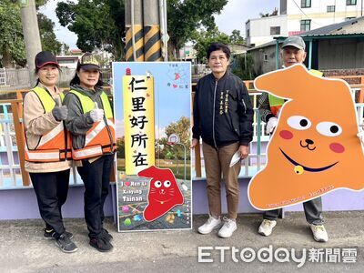 萌翻鐵馬道！下營仁里推吉祥物「好所在」　創新造景美化環境吸睛