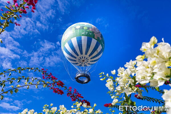 ▲九九峰氦氣球樂園將於11日啟用，12日起開放全國民眾預約。（圖／南投縣政府提供）