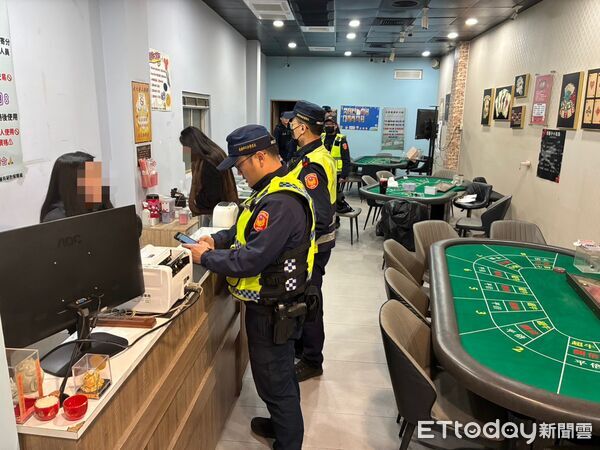 ▲永康分局長洪宏榮親自主持首日威力掃蕩勤務，展現警方守護市民安全的決心。（圖／記者林東良翻攝，下同）