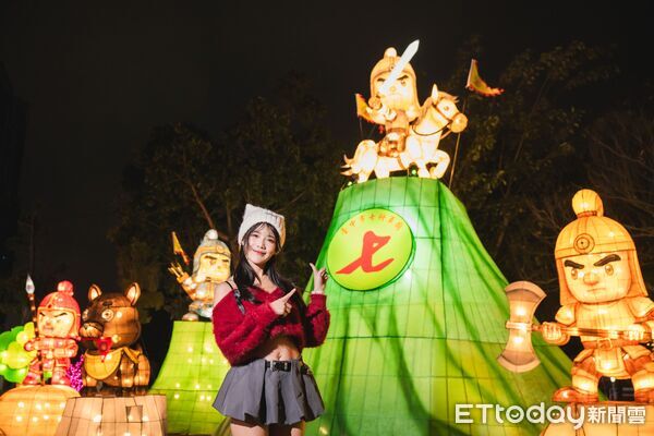 ▲▼2026中台灣燈會2月15日登場，其中七將軍廟舉辦拍照打卡送零錢包或手搖杯提袋。（圖／台中市政府提供，下同）