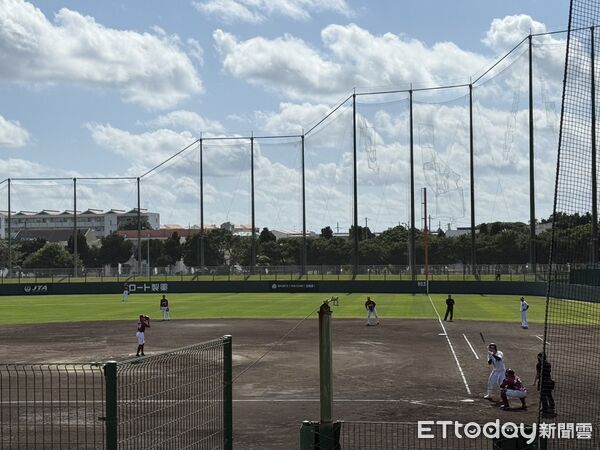 ▲樂天桃猿、羅德海洋交流賽。（圖／記者胡冠辰攝）