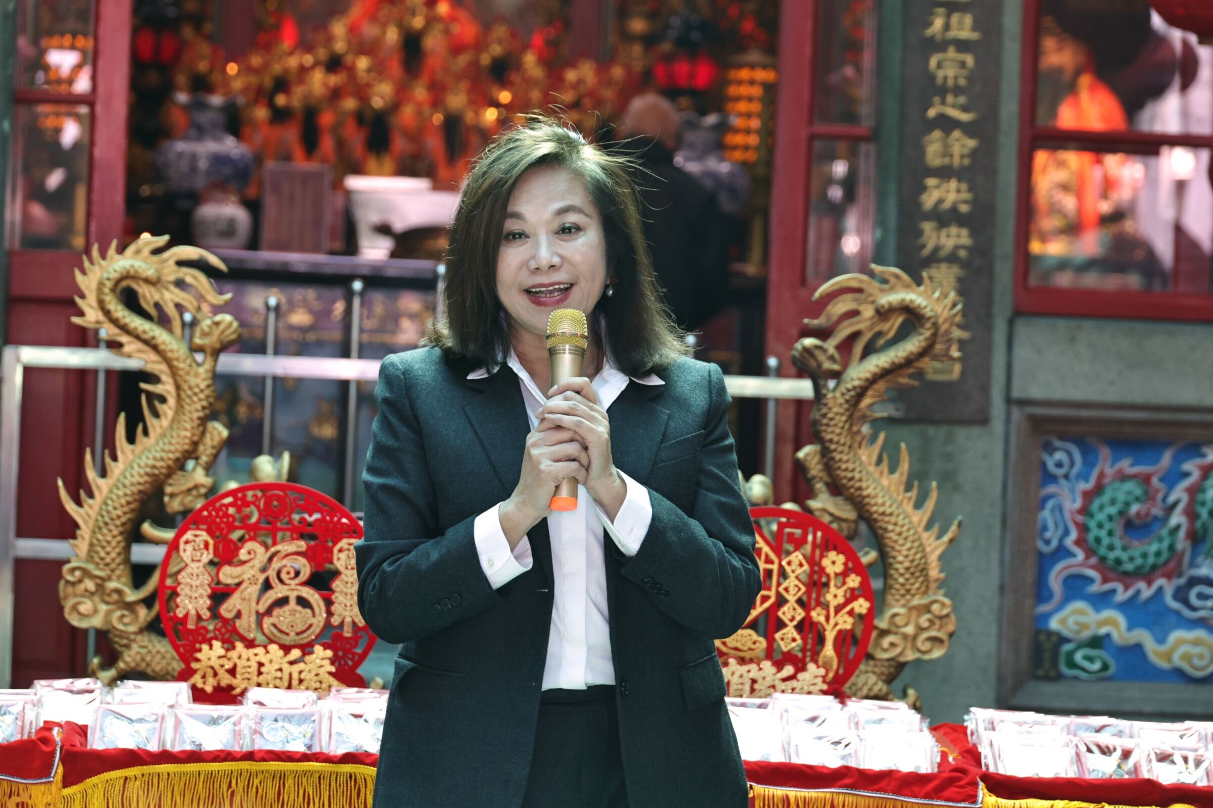 ▲基隆護國城隍廟發財金初四開送。（圖／記者郭世賢翻攝）