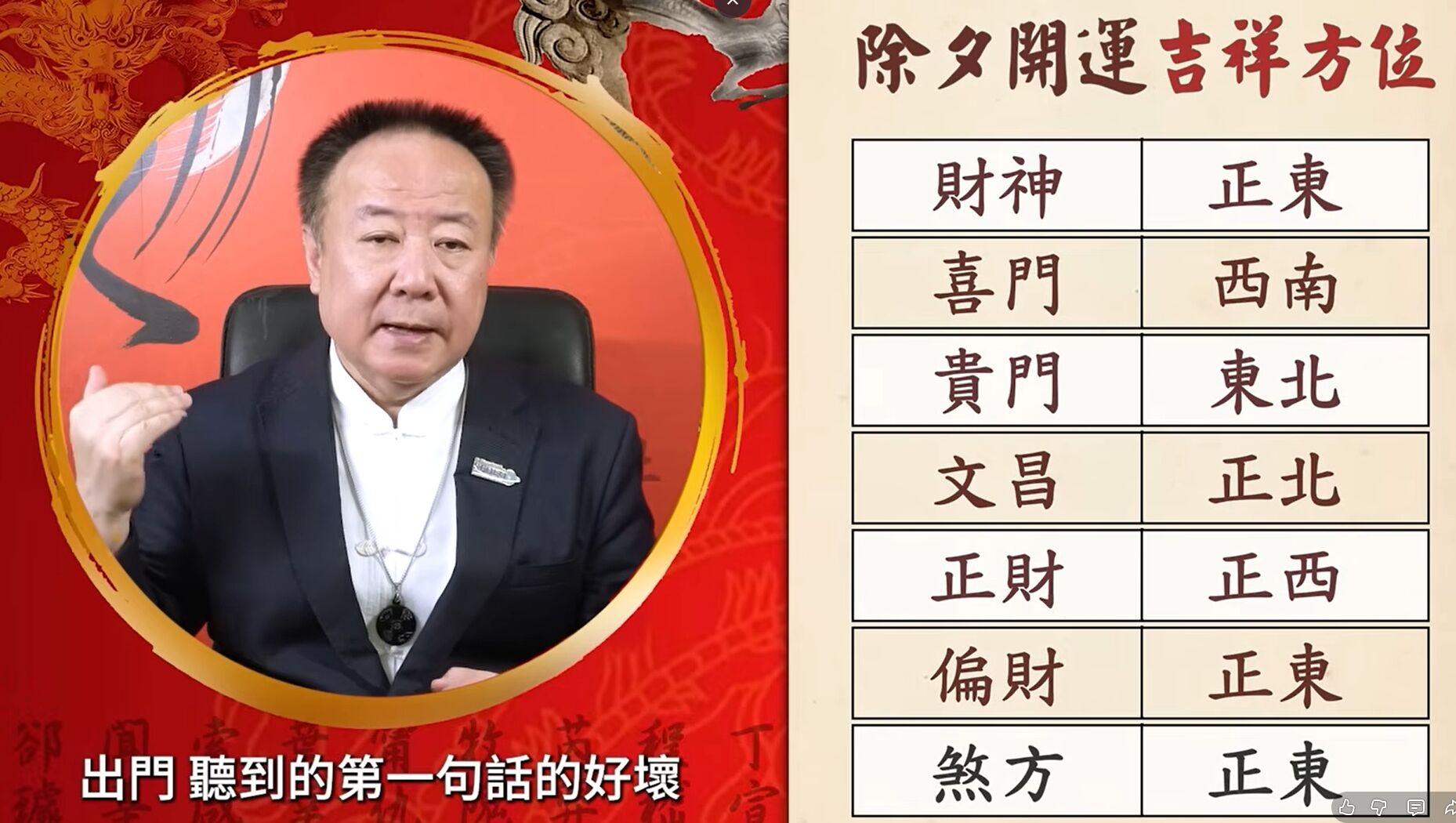 ▲▼除夕「聽香」第一句話暗示兆頭　 過年6大習俗怎麼做？一次看。（圖／翻攝自YouTube／謝沅瑾）