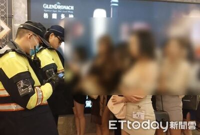 爆乳辣妹列隊受檢！桃園雷霆掃蕩臨檢...一夜之間強勢拘捕98人