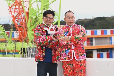 「雙白宮」主人合體！同框吊車大王跳開心舞　謝典霖力挺公益