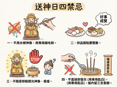 明「送神日」怎拜？清囤4大禁忌做錯全家全倒　開運撇步一次看