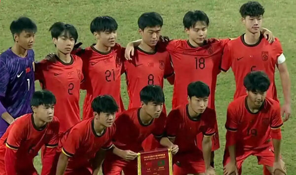 ▲▼中國U17男隊勝印尼7分。（圖／翻攝自微博）