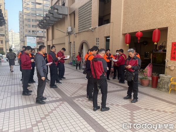 ▲台南市消防局第六大隊前往大道新城社區辦理高樓建築實地踏勘，提前掌握救災動線。（圖／記者林東良翻攝，下同）