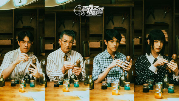 ▲《百分之一相對論》將完整交代故事結尾郭方儒(左起）、伊正、盧佾暘、鄭煒齡。（圖／映底子提供）