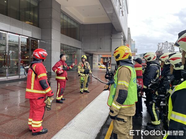 ▲基隆消防春節前強化高樓救災應變。（圖／記者郭世賢翻攝）