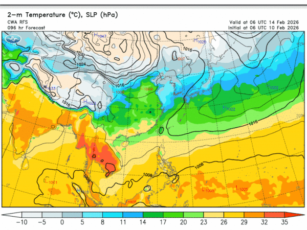 一張圖看春節天氣　3段變天「雨最大」時間出爐