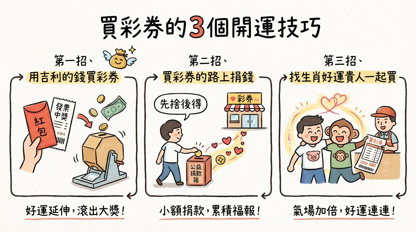 ▲▼威力彩衝13.5億！命理師曝3招買彩券　大幅衝高中獎運。（AI協作圖／記者柯沛辰製作，經編輯審核）