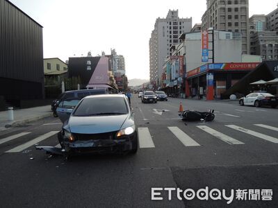 又是酒駕！台中男變換車道撞廂型車再掃2機車　3人受傷