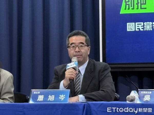 ▲▼國民黨副主席蕭旭岑。（圖／記者鄭佩玟攝）