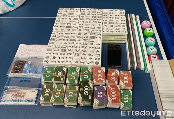 ▲▼北市中山區一周查獲三賭場，麻將協會最大83歲婦人對決17歲高中生。（圖／記者邱中岳翻攝）