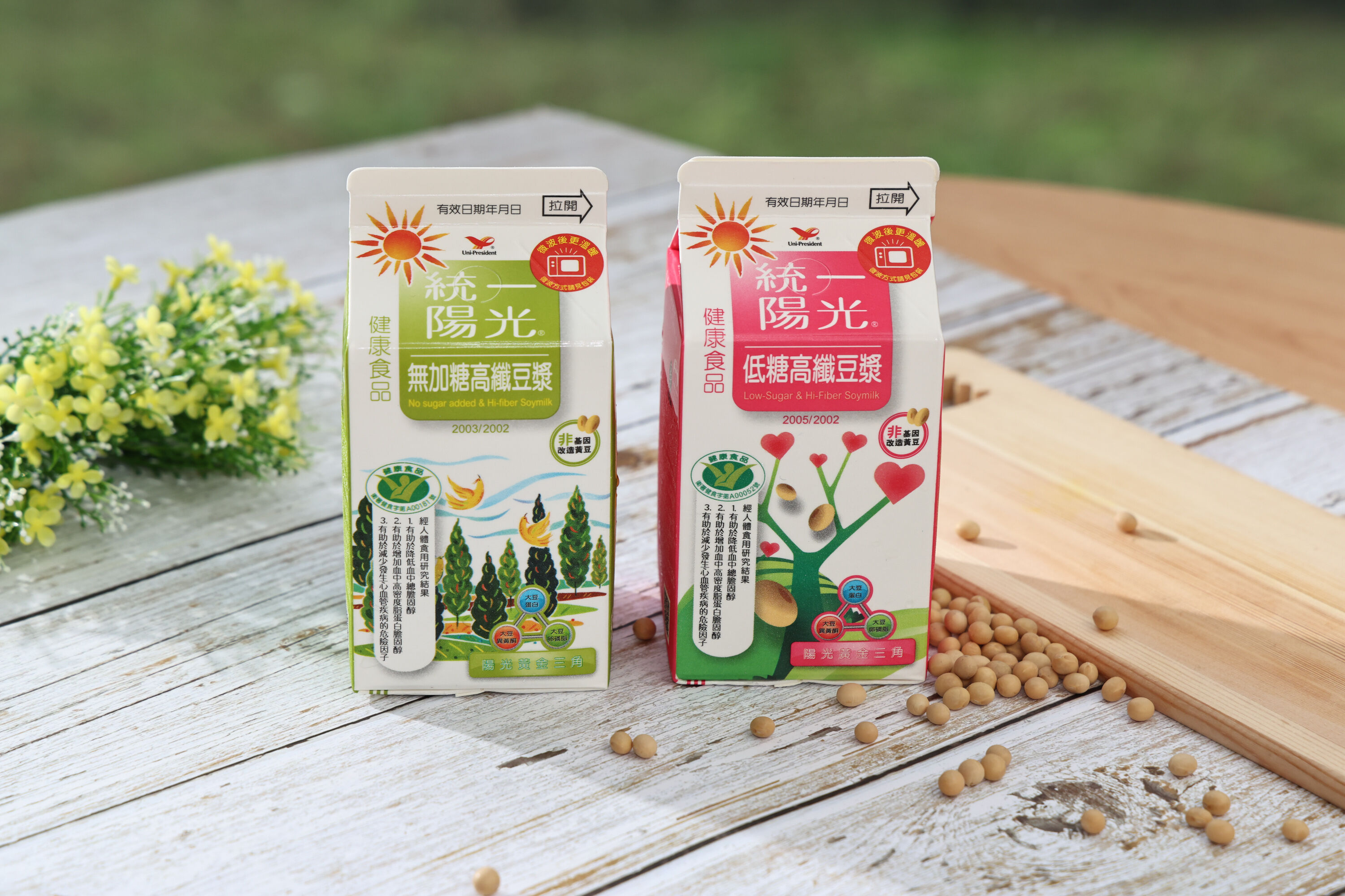 ▲▼  統一陽光高纖豆漿商品情境拍攝。（圖／記者黃克翔攝）