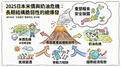 日本米價狂飆與奶油短缺　糧食通膨下的供需真相