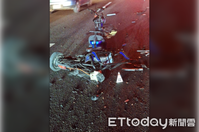 阿公騎三輪車逆向衝國道　被2輛賓士「撞粉碎」1死1傷