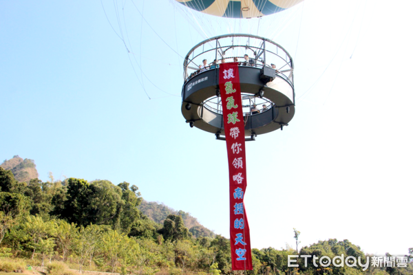 ▲草屯九九峰氦氣球樂園2月開始試營運，活動限量預約搶先體驗。（圖／記者高堂堯攝、南投縣政府提供）