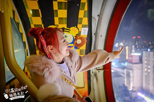 ▲▼道頓堀大観覧車。（圖／部落客滿分的旅遊札記授權提供）