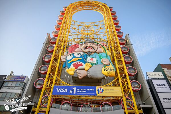 ▲▼道頓堀大観覧車。（圖／部落客滿分的旅遊札記授權提供）